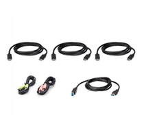 ATEN 2L-7D02UDPX6 KVM kábel Fekete 1,8 M
