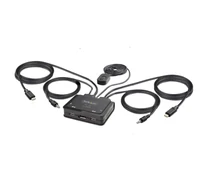 StarTech.com C2-D46-UC2-CBL-KVM KVM kapcsoló Fekete