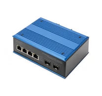Digitus DN-651149 hálózati kapcsoló Beállítást nem igénylő (unmanaged) Gigabit Ethernet (10/100/1000) Ethernet-áramellátás (PoE) támogatása Fekete, Kék