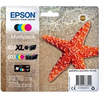 Epson 603 XL tintapatron 1 db Eredeti Nagy (XL) kapacitású Fekete, Cián, Magenta, Sárga