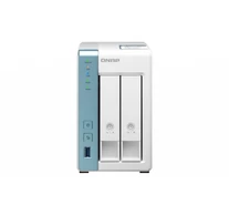 QNAP TS-233 tárolószerver NAS Mini Tower Ethernet/LAN csatlakozás Fehér Cortex-A55