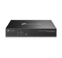 TP-Link VIGI NVR1004H-4P hálózati képrögzítő (NVR) Fekete