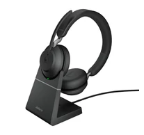 Jabra 26599-999-989 Evolve2 65 Vezeték nélküli Sztereó Fejhallgató Töltőállomással