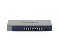 NETGEAR 8-Port Multi-Gigabit/10G Ethernet Smart Switch with 2 SFP+ Ports (MS510TXM) Vezérelt L2+ 10G Ethernet (100/1000/10000) Szürke