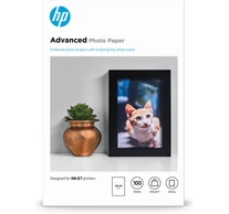 HP Advanced Photo Paper, Glossy, 250 g/m2, 10 x 15 cm (101 x 152 mm), 100 sheets