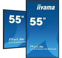 iiyama LH5560UHS-B2AG 55 hüvelyk 3840x2160 UHD VA panel Haze 25% 500cd/m2 Fekvő és álló Falra szerelés tartozék