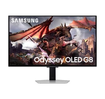 Samsung G80SD számítógép monitor 81,3 cm (32") 3840 x 2160 pixelek 4K Ultra HD OLED Ezüst