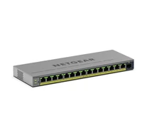NETGEAR GS116EP Vezérelt L2/L3 Gigabit Ethernet (10/100/1000) Ethernet-áramellátás (PoE) támogatása Szürke