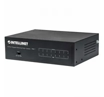 Intellinet 561204 hálózati kapcsoló Vezérelt Gigabit Ethernet (10/100/1000) Ethernet-áramellátás (PoE) támogatása Fekete