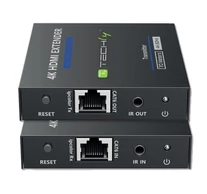 Techly IDATA EXT-565 HDMI 2.0 hosszabbító 4K60Hz-ig, akár 70m Cat6-on IR-rel
