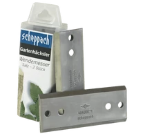 Scheppach Kétoldalas kések 100 x 40 x 4 mm (2 darab)