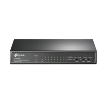 TP-Link TL-SF1009P hálózati kapcsoló Beállítást nem igénylő (unmanaged) Fast Ethernet (10/100) Ethernet-áramellátás (PoE) támogatása Fekete