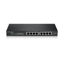 Zyxel GS1915-8 Vezérelt L2 Gigabit Ethernet (10/100/1000) Fekete