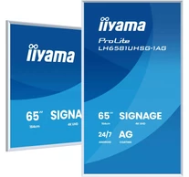 iiyama LH6581UHSG-1AG 65 hüvelykes Gallery Line levehető keret 3840x2160 UHD VA ELED 2xHDMI 1xUSB-C 2xUSB 2.0 Android 14 VESA 400x400