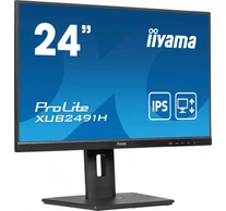 iiyama XUB2491H-B1 24 hüvelykes IPS FHD 100Hz 300cd/m2 4ms HDMI DP 15cm Magasságállító Állvány