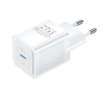 Fali töltő, Vention, FEPW0-EU, USB-C, 20W, GaN (fehér)