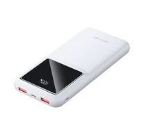 Powerbank, Vention, FHKW0,10000mAh, Micro-USB, USB-C, 2xUSB-A, 22.5W (fehér)