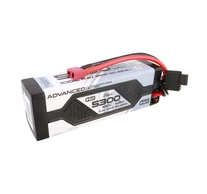 Gens ace Advanced G-Tech 5300mAh 11.4V 3S1P 100C HV autó Lipo akkumulátor csomag Hardcase Deans csatlakozóval