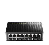 Cudy FS1016D hálózati kapcsoló Fast Ethernet (10/100) Fekete