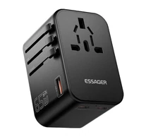 Travel wall charger, Essager, ECT65-LT01-Z, 65W (black)