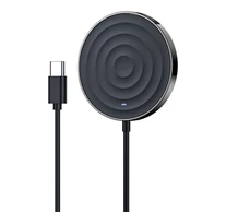 Wireless magnetic charger, Essager, EWXCX-WB01, 3w1, 15W (black)