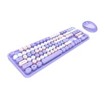 MOFII Wireless Keyboard+Mouse Sweet Purple