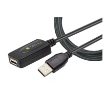 Techly IUSB-REP220TY3 USB 2.0 Aktív Hosszabbító Kábel USB-A Hím - USB-A Női 20m