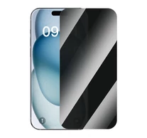 Baseus Superior edzett üveg iPhone 15-höz + 2x tisztítókészlet és EasyStick (átlátszó) adatvédelmet biztosító üveg