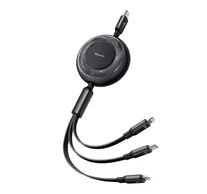 3in1 USB to USB-C / Lightning / Micro USB Cable, Mcdodo CA-5220, 1.2m (Black)
