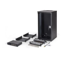 Digitus DN-49105-SET SOHO Pro hálózati készlet, 254 mm (10") - 12U, 315 x 300 mm (Sz x M)