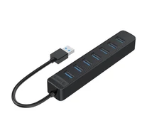 Orico TWU3 USB 7x USB 3.0 hub adapter (fekete)