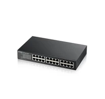 Zyxel GS1100-24E Beállítást nem igénylő (unmanaged) Gigabit Ethernet (10/100/1000) Fekete