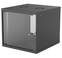 Intellinet 714808 9U falra szerelhető rack 54/56 fekete lapos