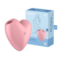 Klitorisz masszírozó Cutie Heart Light Red Satisfyer (rózsaszín)