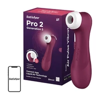 Klitoriszmasszírozó alkalmazással Satisfyer Pro 2 Generation 3 (piros)