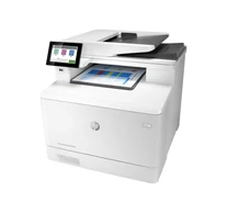 HP Color LaserJet Enterprise MFP M480f, Color, Printer for Business, Print, copy, scan, fax, Compact Size; Strong Security; Two-sided printing; 50-sheet ADF; En