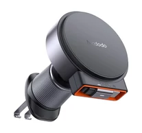 Wireless car charger with retractable USB-C cableMcdodo CH-3000, 15W (black)