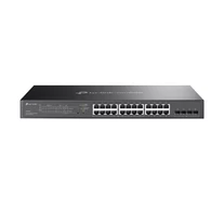 TP-Link Omada SG2428LP hálózati kapcsoló Vezérelt L2/L2+ Gigabit Ethernet (10/100/1000) Ethernet-áramellátás (PoE) támogatása Szürke