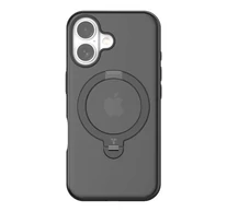 Torras Ostand Spin Case for iPhone 16 (Black)