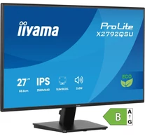 iiyama ProLite X2792QSU-B1 számítógép monitor 68,6 cm (27") 2560 x 1440 pixelek Quad HD LED Fekete