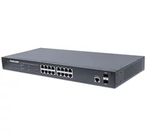 Intellinet 561198 hálózati kapcsoló Vezérelt L2+ Gigabit Ethernet (10/100/1000) Ethernet-áramellátás (PoE) támogatása 1U Fekete