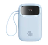 Baseus QPow 2 powerbank, 10000mAh, 30W, 2xUSB-C (kék)