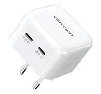 Vention FBPW0-EU USB(C+C) GaN (35W/35W) hálózati töltő (fehér)
