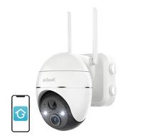Vezeték nélküli 3MP WiFi kültéri kamera ieGeek ZS-GX1S fehér 5200mAh