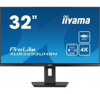 iiyama ProLite XUB3293UHSN-B5 számítógép monitor 80 cm (31.5") 3840 x 2160 pixelek 4K Ultra HD LCD Fekete