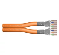 Digitus DK-1743-VH-D-1 hálózati kábel Narancssárga 100 M Cat7 S/FTP (S-STP)