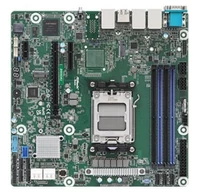 ASRock B650D4U, 1xSKT AM5, AMD Ryzen 7000, B650E, 4xDIMM, SATA, 2xM.2, 2x1GbE, IPMI