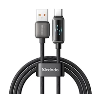 Mcdodo CA-2350 USB-A USB-C kábel, 6A, LED kijelző, 1,2m