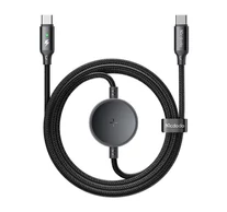 Mcdodo CA-4170 2 az 1-ben USB-C kábel + Samsung Watch vezeték nélküli töltő, 60W, 1.5m