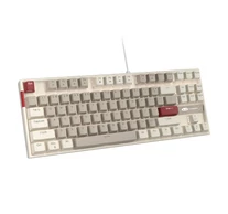 MageGee MK-STAR mechanikus játékbillentyűzet (retro fehér-szürke) (QWERTY)